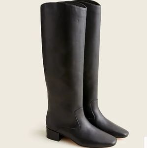 NEW J. Crew Roxie High-Knee Riding Boot in Leather Sz 6.5